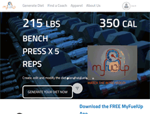 Tablet Screenshot of myfuelup.com